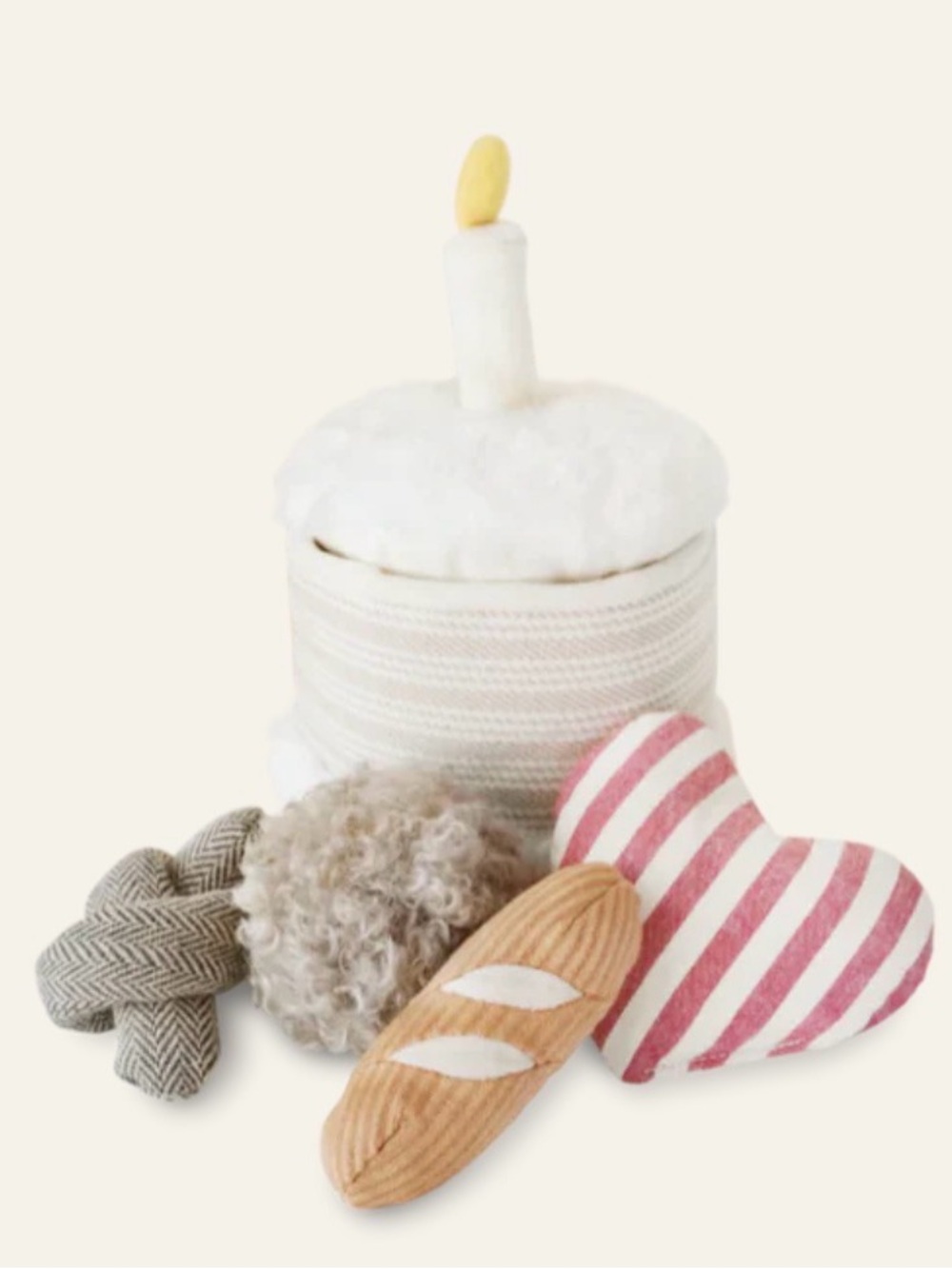 lambwolf collective Birthday Cake Dog Toy, NWT